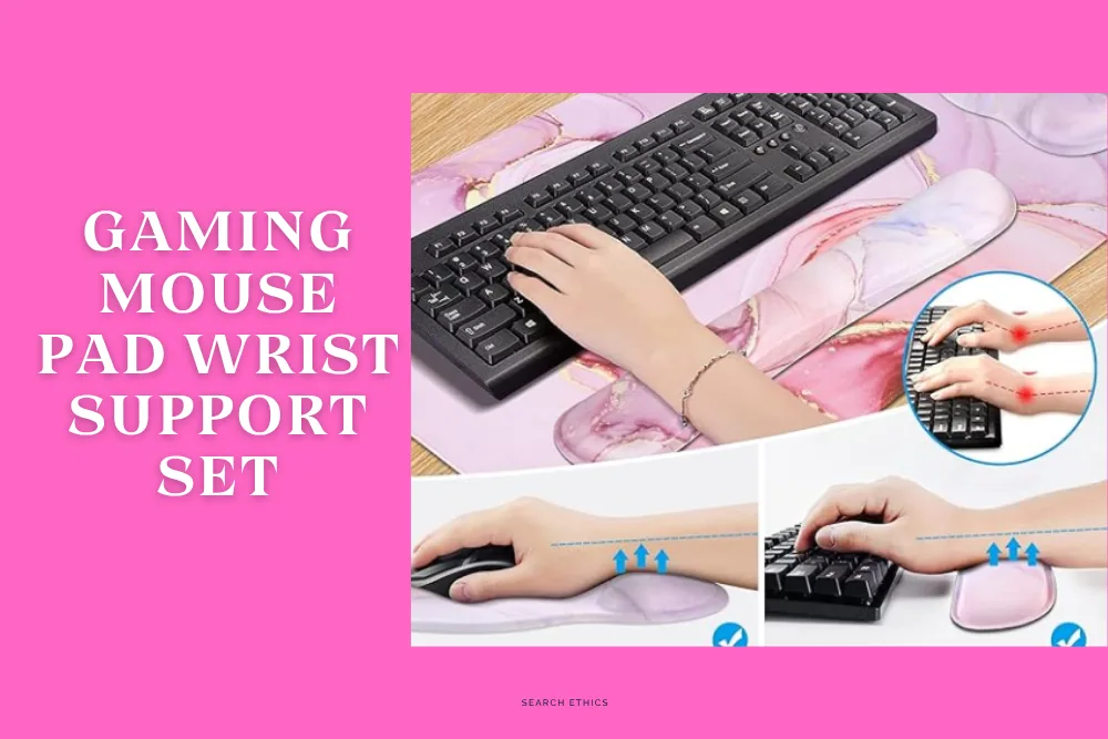 Gaming-Mouse-Pad-Wrist-Support-Set