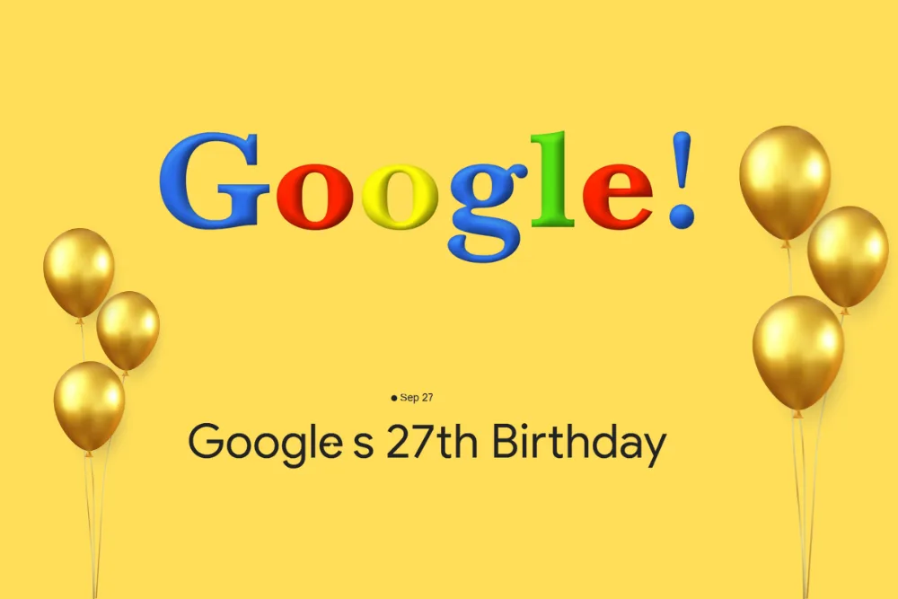 google's 27th birthday