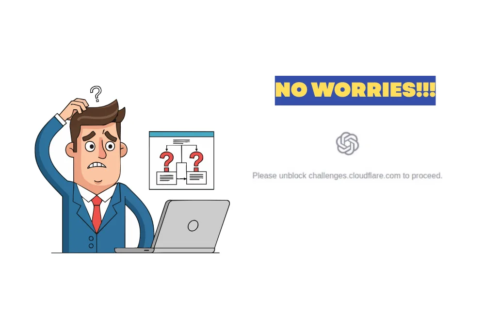 challenges.cloudflare.com Message no worries