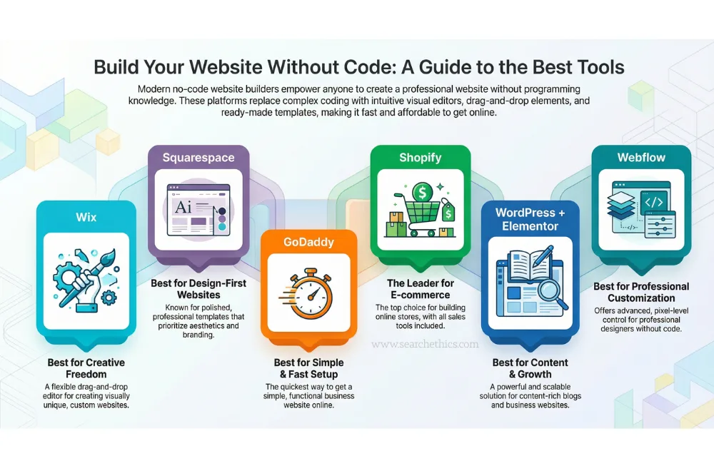 Best-Tools-for-No-Code-Websites-visual-representation