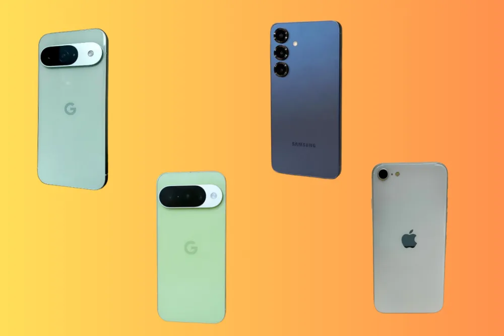google-pixel-9a-vs-pixel-10-vs-samsung-galaxy-s25-vs-iphone-se-2022
