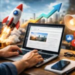 A-guy-doing-Guest-posting-for-SEO-and-Brand-Awareness