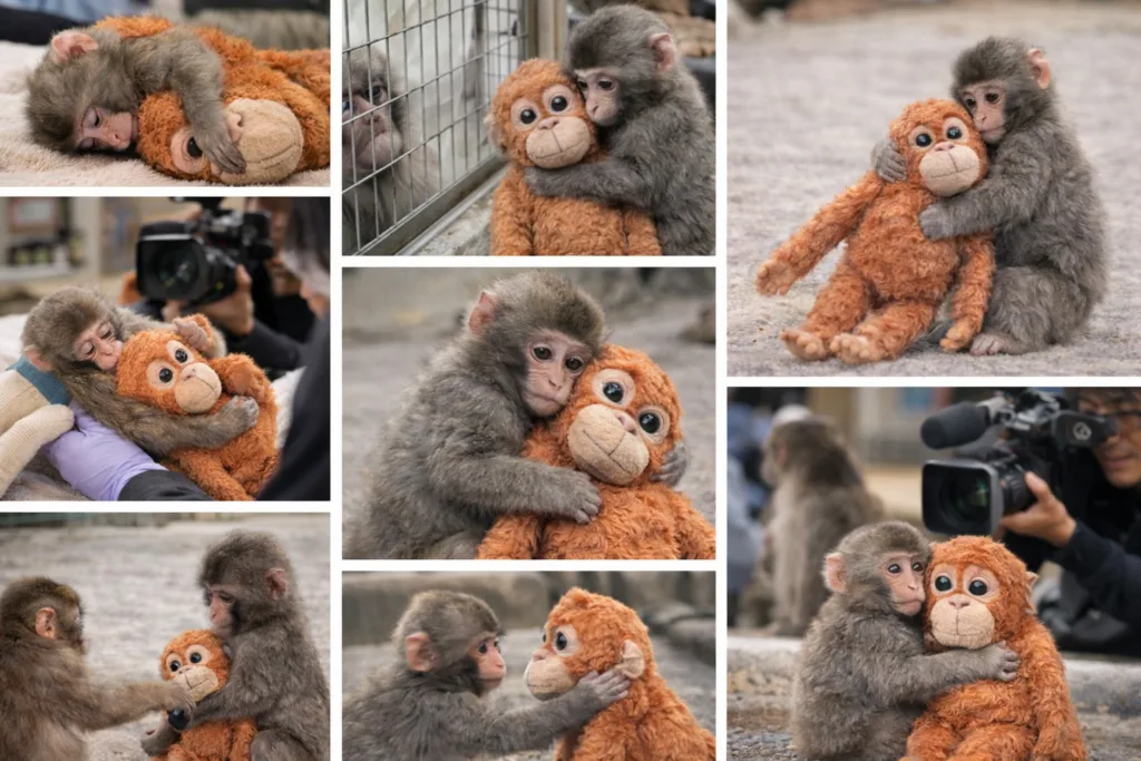 punch-monkey-with-his-plush-toy