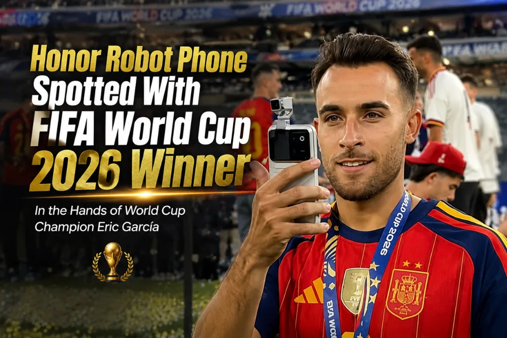 Honor-Robot-Phone-Debuts-Publicly-With-FIFA-World-Cup-2026-Champion-Eric-Garcia