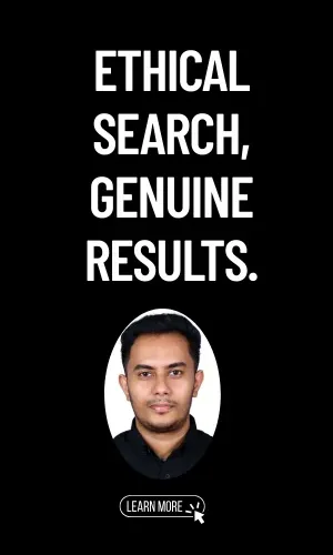 search ethics motto banner